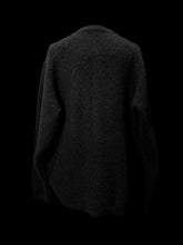 Load image into Gallery viewer, Jet Black Mohair Cardigan