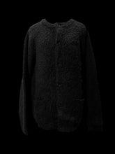Load image into Gallery viewer, Jet Black Mohair Cardigan
